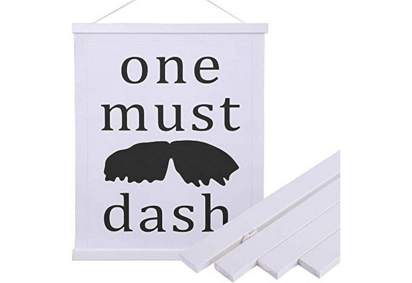 LuxusKollektion Bilderleiste Posterleiste Posterschiene Magnet Holz Bilderleiste Weiß 50L x 1.8B cm LuxusKollektion Bilderleiste Posterleiste Posterschiene Magnet Holz Bilderleiste Weiß 50L x 1.8B cm von LuxusKollektion