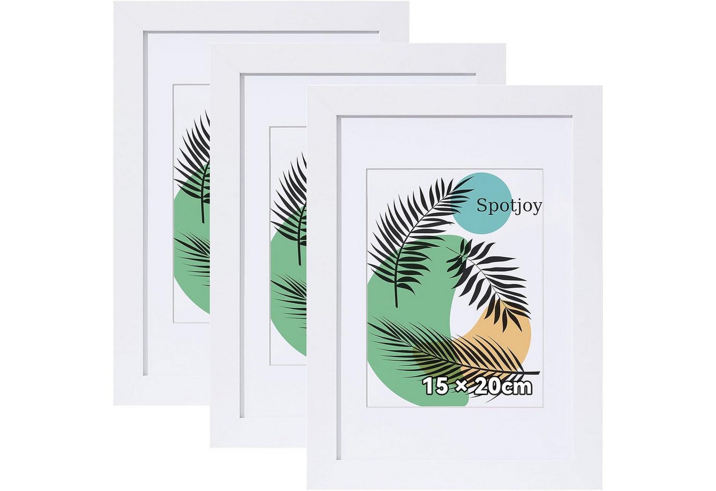 LuxusKollektion Bilderrahmen-Set Bilderrahmen 15x20 cm 3er Set Weiß Acrylglas Flexibel Stabil LuxusKollektion Bilderrahmen-Set Bilderrahmen 15x20 cm 3er Set Weiß Acrylglas Flexibel Stabil von LuxusKollektion