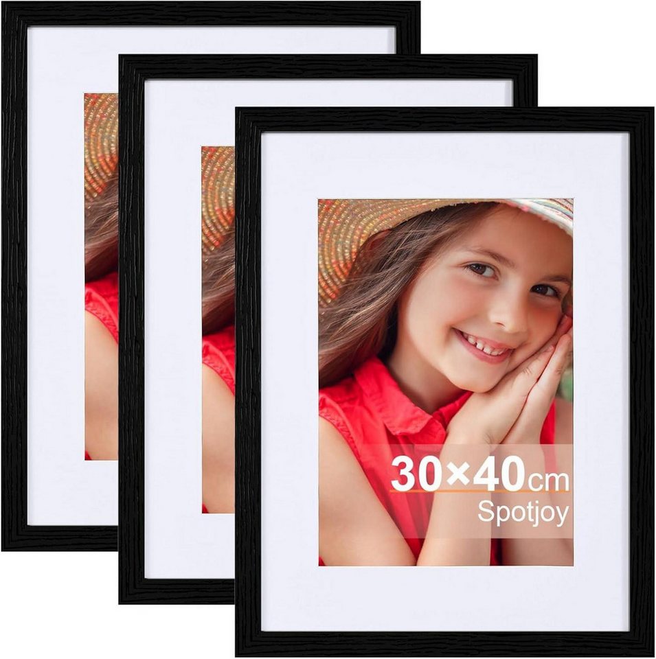 LuxusKollektion Bilderrahmen-Set Bilderrahmen 30x40cm Fotorahmen Holzrahmen Posterrahmen Schwarz LuxusKollektion Bilderrahmen-Set Bilderrahmen 30x40cm Fotorahmen Holzrahmen Posterrahmen Schwarz von LuxusKollektion