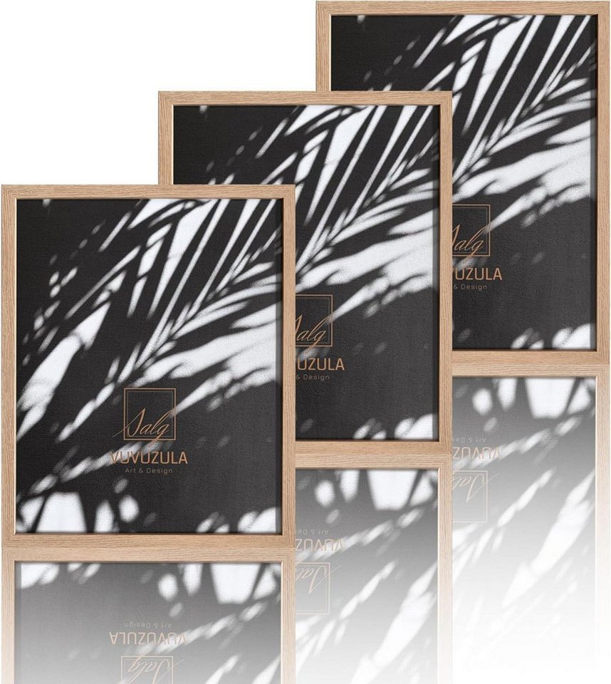 LuxusKollektion Bilderrahmen-Set Bilderrahmen 40x50cm Holz Fotorahmen Eiche Natur 3er Set Acrylglas LuxusKollektion Bilderrahmen-Set Bilderrahmen 40x50cm Holz Fotorahmen Eiche Natur 3er Set Acrylglas von LuxusKollektion