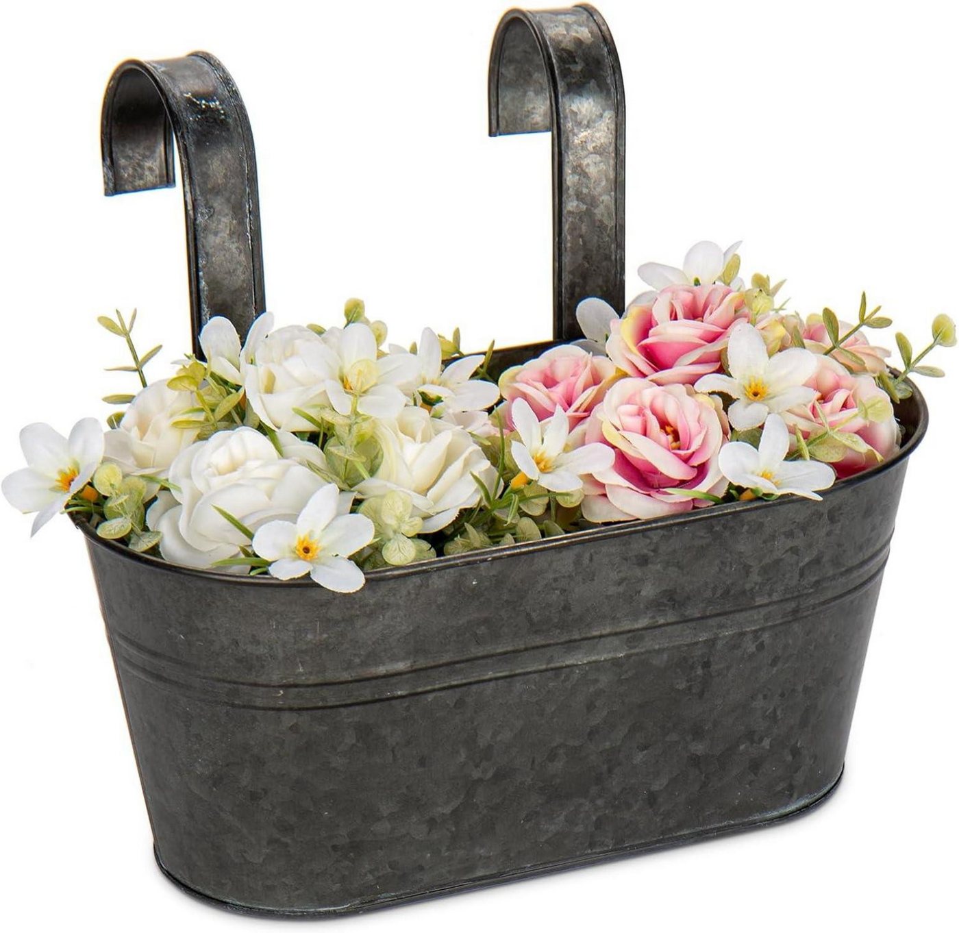 Oairse Blumentopf 2er Set Hängende Blumentöpfe 27,5cm verzinktem Stahl für Moderne Oairse Blumentopf 2er Set Hängende Blumentöpfe 27,5cm verzinktem Stahl für Moderne von Oairse