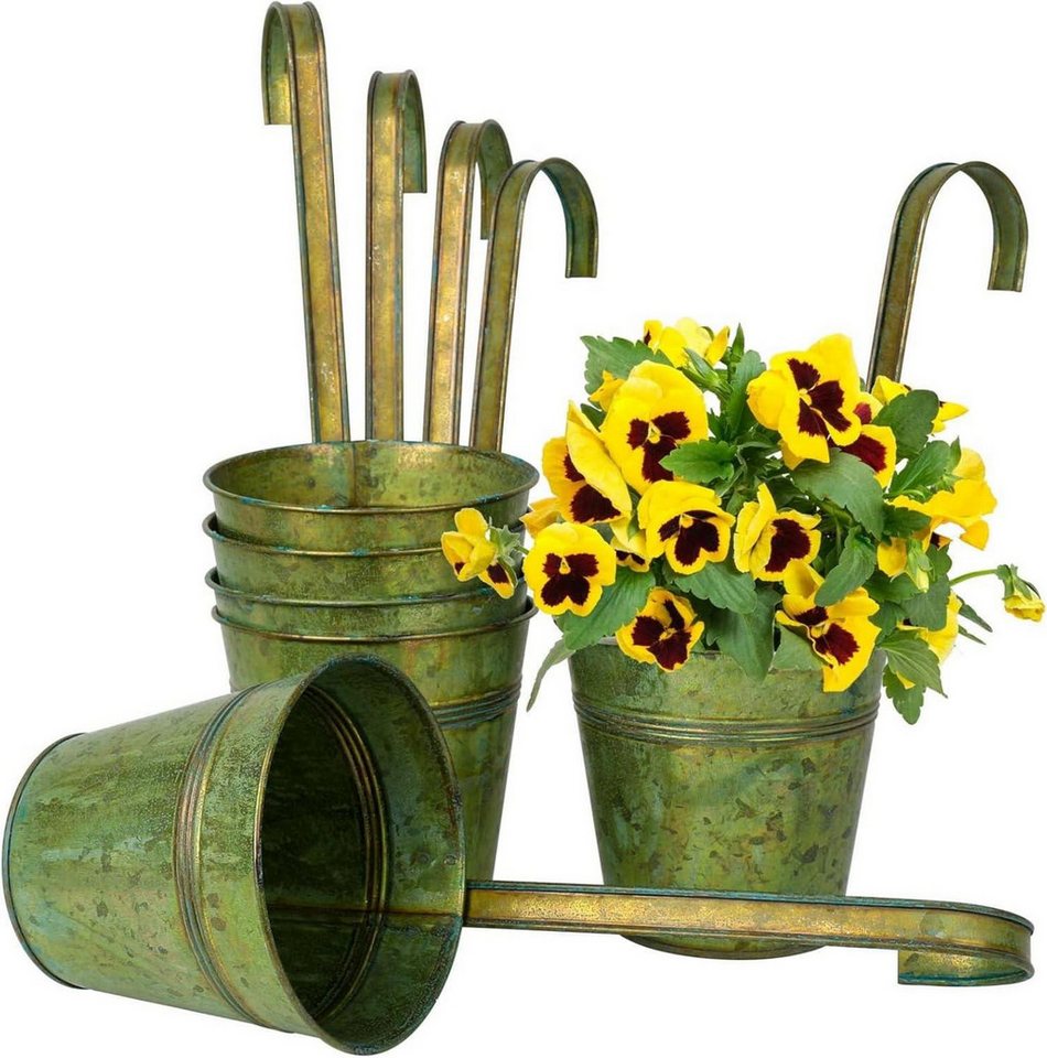 Oairse Blumentopf 6er Set Hängende Blumentöpfe für Moderne Dekoration im Vintage-Stil Oairse Blumentopf 6er Set Hängende Blumentöpfe für Moderne Dekoration im Vintage-Stil von Oairse