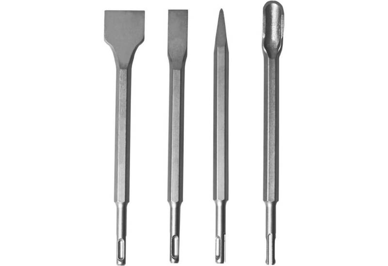 LuxusKollektion Bohr-Meißel-Set Meißelset 4tlg SDS-Plus Spitz Flach 20/40mm Oberflächen 21mm Beton LuxusKollektion Bohr-Meißel-Set Meißelset 4tlg SDS-Plus Spitz Flach 20/40mm Oberflächen 21mm Beton von LuxusKollektion