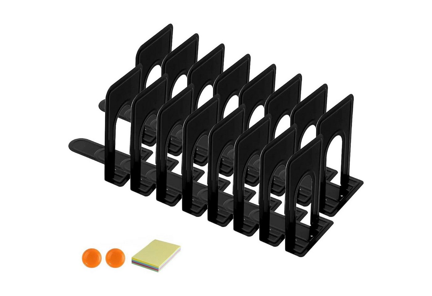 LuxusKollektion Buchstütze Buchstütze Buchhalter Metall Regal Bücher Magazin CD 16 Stück Schwarz LuxusKollektion Buchstütze Buchstütze Buchhalter Metall Regal Bücher Magazin CD 16 Stück Schwarz von LuxusKollektion