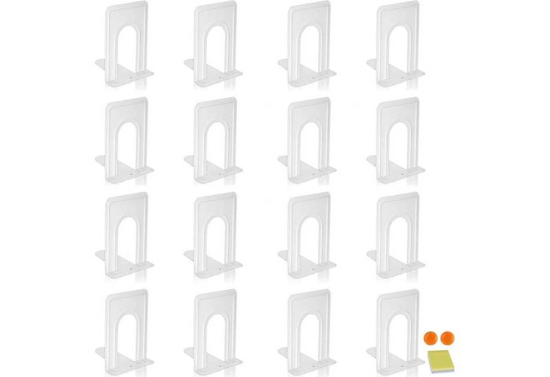 LuxusKollektion Buchstütze Buchstütze Metall Buchhalter Bücher Magazin CD Regal 16 Stück Weiß LuxusKollektion Buchstütze Buchstütze Metall Buchhalter Bücher Magazin CD Regal 16 Stück Weiß von LuxusKollektion