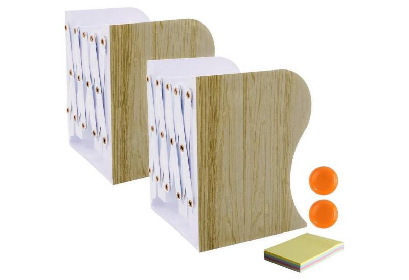 LuxusKollektion Buchstütze Buchstütze Metall Bücherhalter 2 Stück Regal Schreibtisch Braun*2 LuxusKollektion Buchstütze Buchstütze Metall Bücherhalter 2 Stück Regal Schreibtisch Braun*2 von LuxusKollektion
