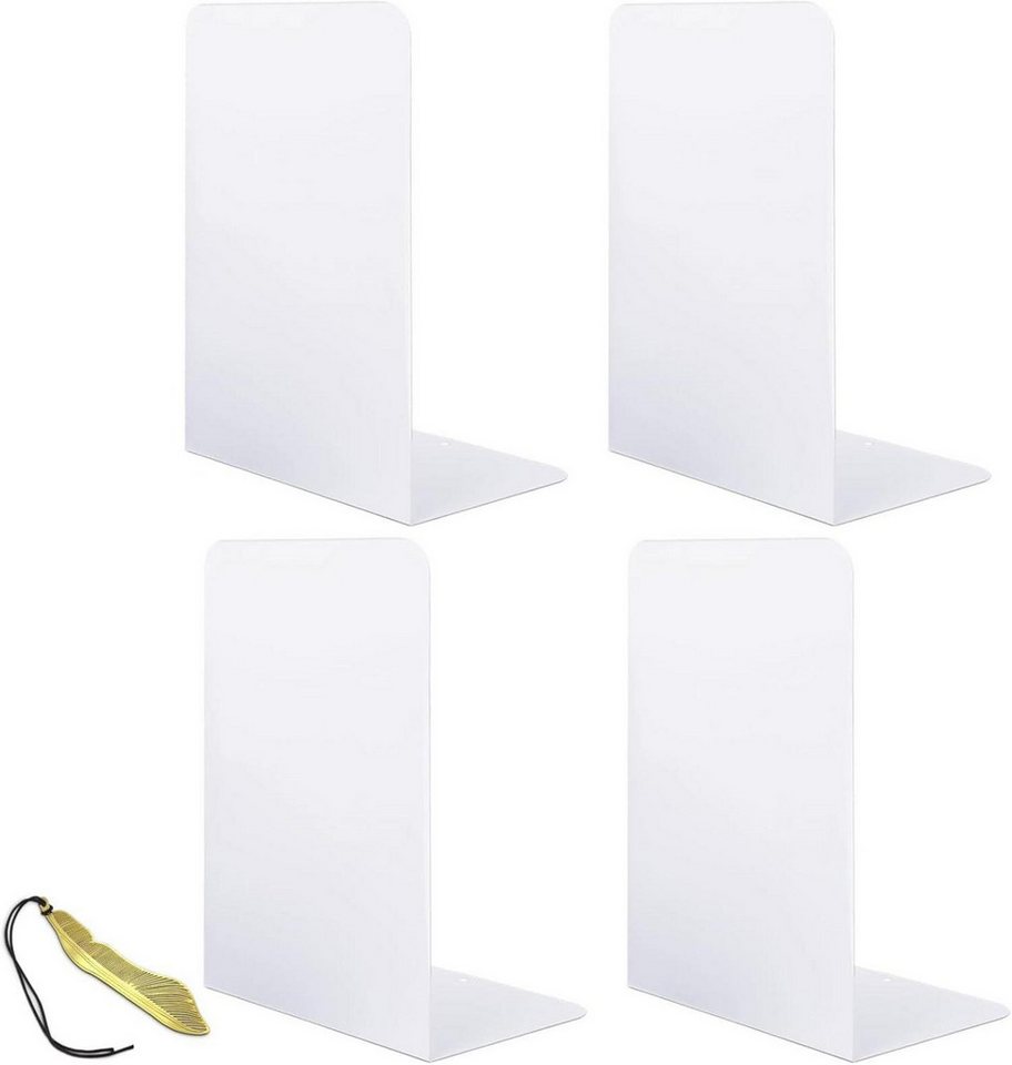 LuxusKollektion Buchstütze Buchstützen Metall Weiß Vintage 2 Paare Bookends Bücherhalter Regal LuxusKollektion Buchstütze Buchstützen Metall Weiß Vintage 2 Paare Bookends Bücherhalter Regal von LuxusKollektion