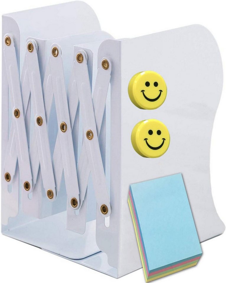 LuxusKollektion Buchstütze Verstellbare Buchstützen Kinder Metall Bücherhalter von LuxusKollektion