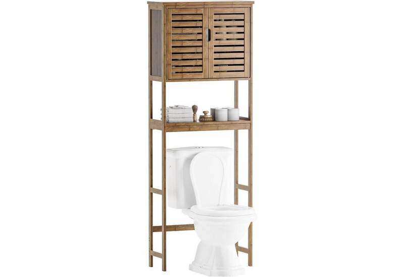 LuxusKollektion Büromöbel-Set Badregal Toilettenregal Bambus Schrank Platzsparer 3Tier Walnuss von LuxusKollektion