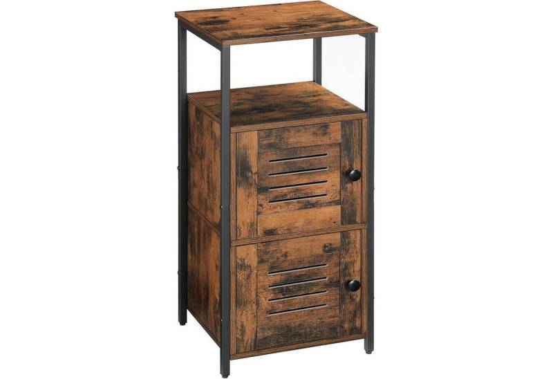 LuxusKollektion Büromöbel-Set Beistellschrank Nachttisch Kommode Sideboard mit offenen Ablagen von LuxusKollektion