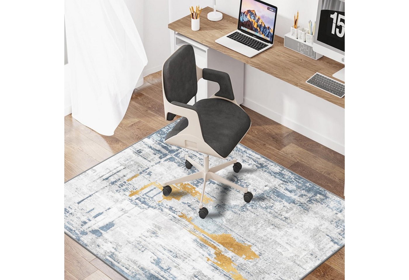 LuxusKollektion Büromöbel-Set Bürostuhl Unterlage Bodenschutzmatte 90x120cm Hartböden rutschfest LuxusKollektion Büromöbel-Set Bürostuhl Unterlage Bodenschutzmatte 90x120cm Hartböden rutschfest von LuxusKollektion