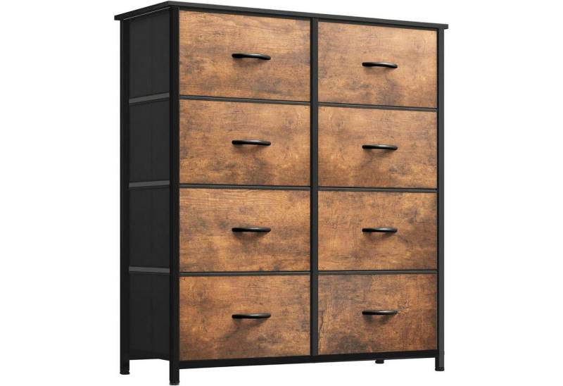 LuxusKollektion Büromöbel-Set Kommode 8 Schubladen Stoff Metallgestell Schlafzimmer Büro rustikal LuxusKollektion Büromöbel-Set Kommode 8 Schubladen Stoff Metallgestell Schlafzimmer Büro rustikal von LuxusKollektion