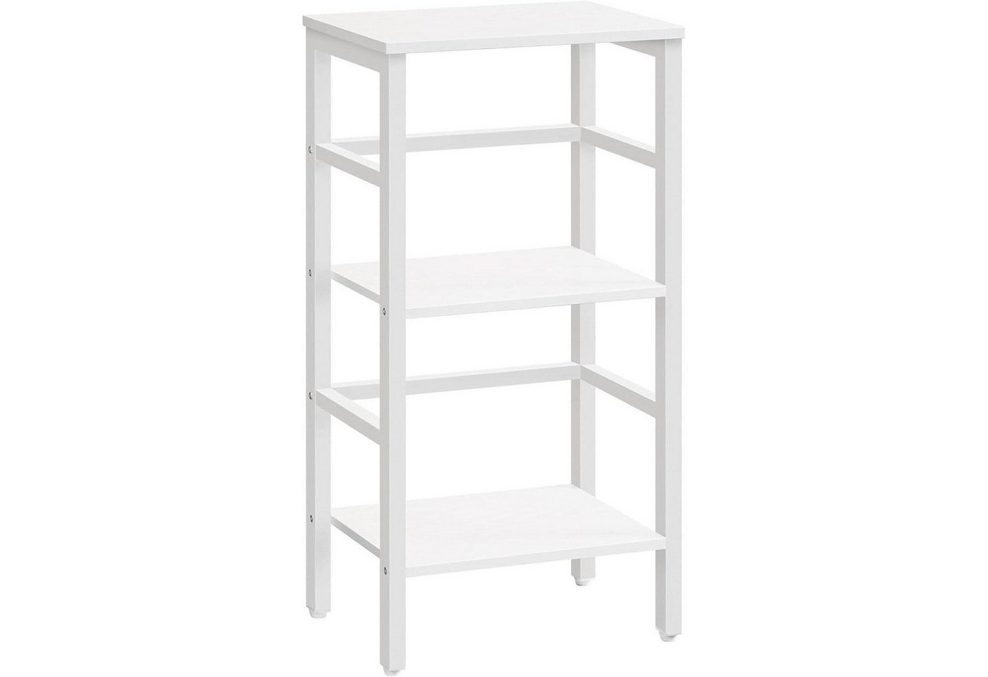 LuxusKollektion Büromöbel-Set Leiterregal Bücherregal 3 Ebenen Metallrahmen Weiß 40 x 30 x 81 cm von LuxusKollektion