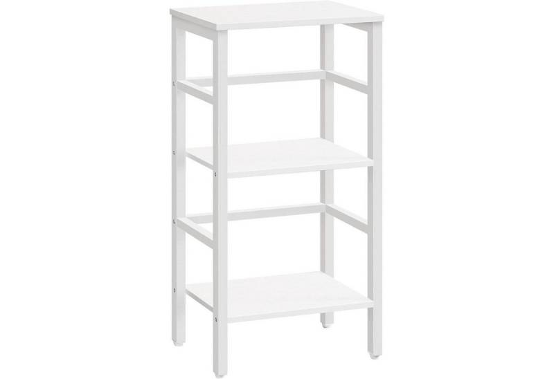 LuxusKollektion Büromöbel-Set Leiterregal Bücherregal 3 Ebenen Metallrahmen Weiß 40 x 30 x 81 cm von LuxusKollektion