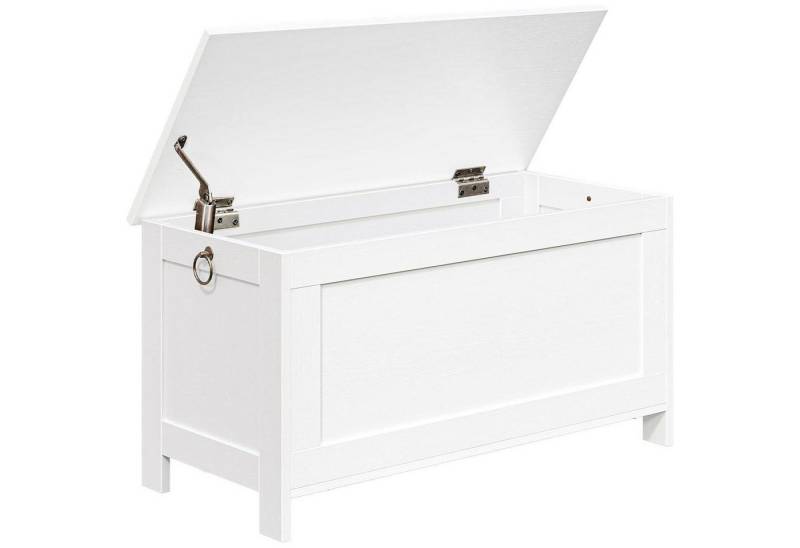 LuxusKollektion Büromöbel-Set Sitzbank Stauraum Sicherheitsscharniere Weiß 76 x 40 x 48 cm Weiß von LuxusKollektion