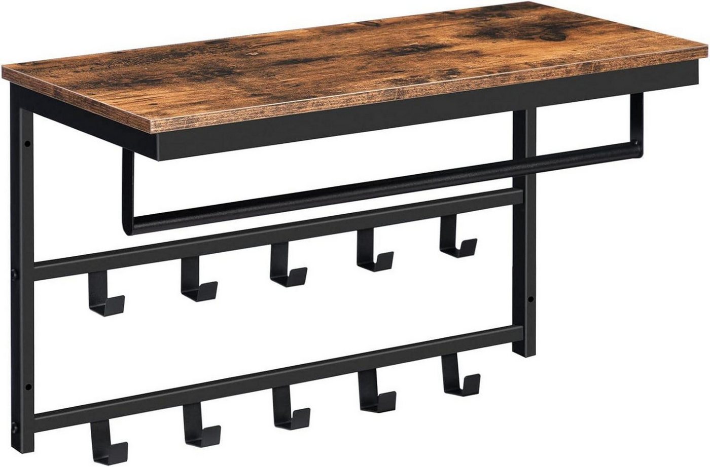 LuxusKollektion Büromöbel-Set Wandgarderobe mit Ablage und Haken, 60 x 30 von LuxusKollektion