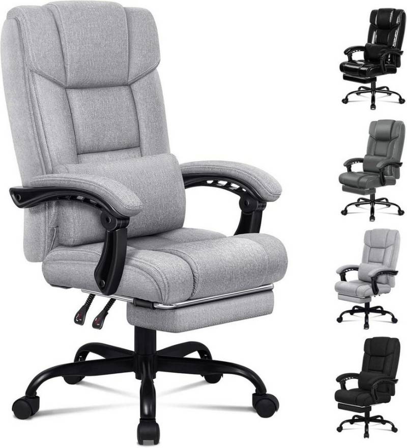 LuxusKollektion Bürostuhl Bürostuhl Schreibtischstuhl Lendenwirbelstütze High Back Swivel Chair von LuxusKollektion