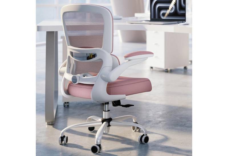 LuxusKollektion Bürostuhl Ergonomischer Bürostuhl Schwarz Mesh Höhenverstellbar von LuxusKollektion