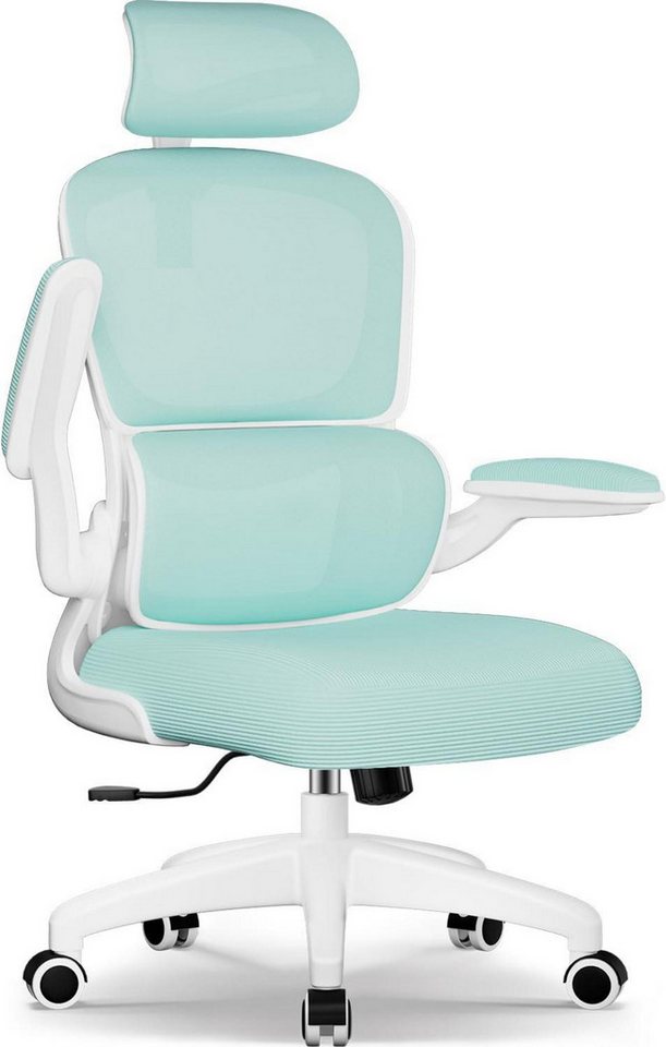 LuxusKollektion Bürostuhl Ergonomischer Bürostuhl mit klappbaren Armlehnen und Wippfunktion bis LuxusKollektion Bürostuhl Ergonomischer Bürostuhl mit klappbaren Armlehnen und Wippfunktion bis von LuxusKollektion