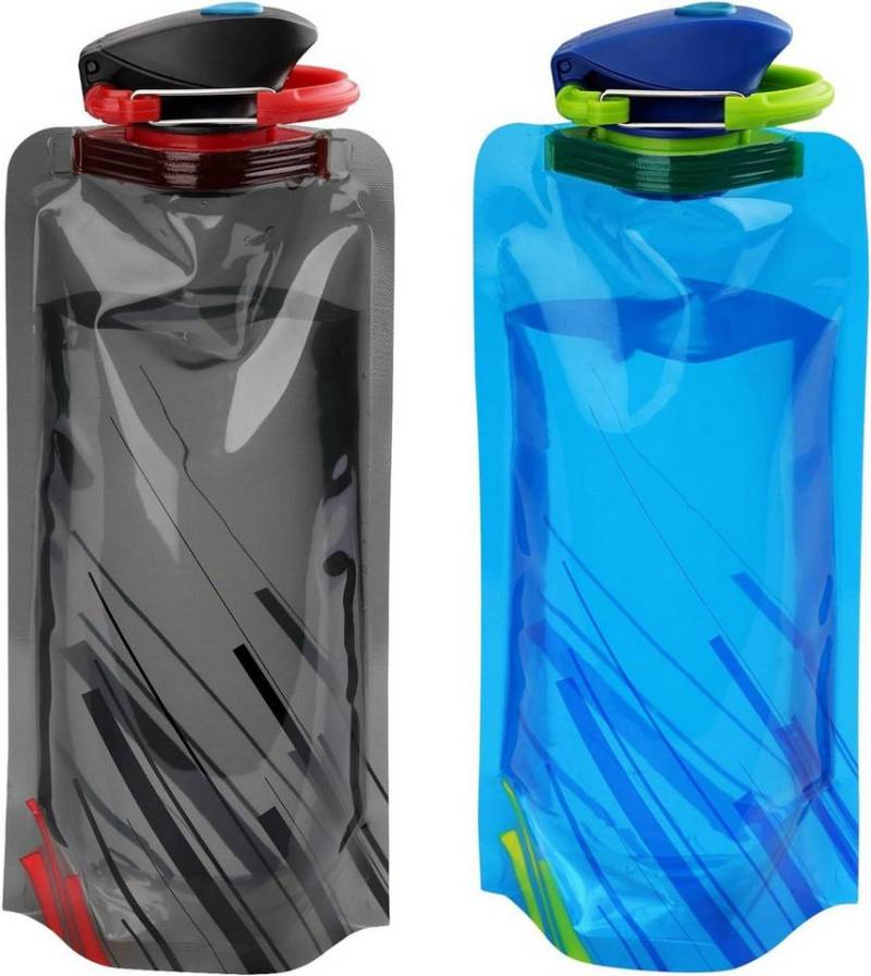 LuxusKollektion Campingstuhl 2er Set Faltbare Trinkflasche, Wiederverwendbar, Ultraleicht von LuxusKollektion