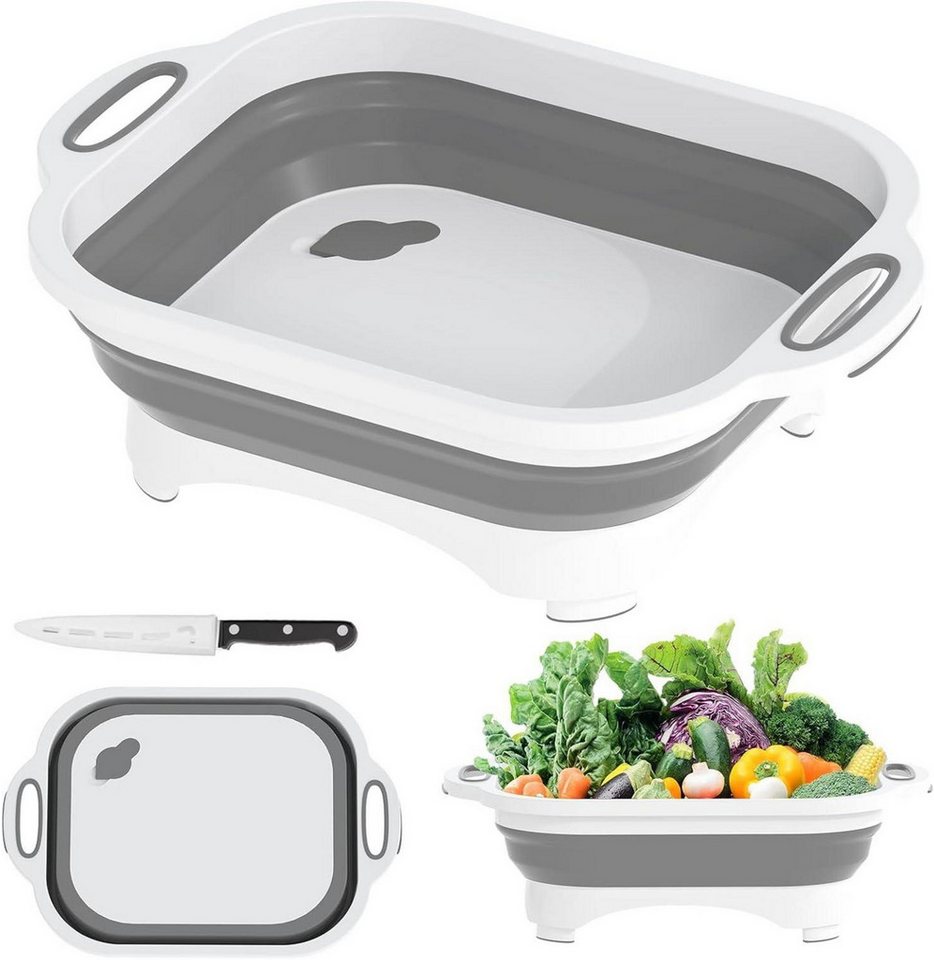 LuxusKollektion Campingstuhl Camping Schneidebrett faltbar 3-in-1 Multifunktion Messer Obst Gemüse LuxusKollektion Campingstuhl Camping Schneidebrett faltbar 3-in-1 Multifunktion Messer Obst Gemüse von LuxusKollektion