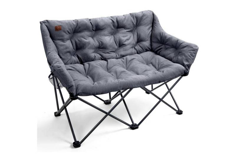 LuxusKollektion Campingstuhl Campingstuhl Klappbar 2 Sitzer 320KG Belastbar XXL Polster Grau Modern LuxusKollektion Campingstuhl Campingstuhl Klappbar 2 Sitzer 320KG Belastbar XXL Polster Grau Modern von LuxusKollektion