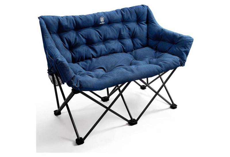 LuxusKollektion Campingstuhl Campingstuhl klappbar 2 Sitzer XXL 320kg belastbar Blau Klassisch LuxusKollektion Campingstuhl Campingstuhl klappbar 2 Sitzer XXL 320kg belastbar Blau Klassisch von LuxusKollektion