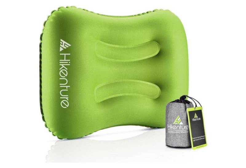 LuxusKollektion Campingstuhl Kopfkissen Reisekissen Aufblasbar Nackenkissen Camping 1 Grün von LuxusKollektion