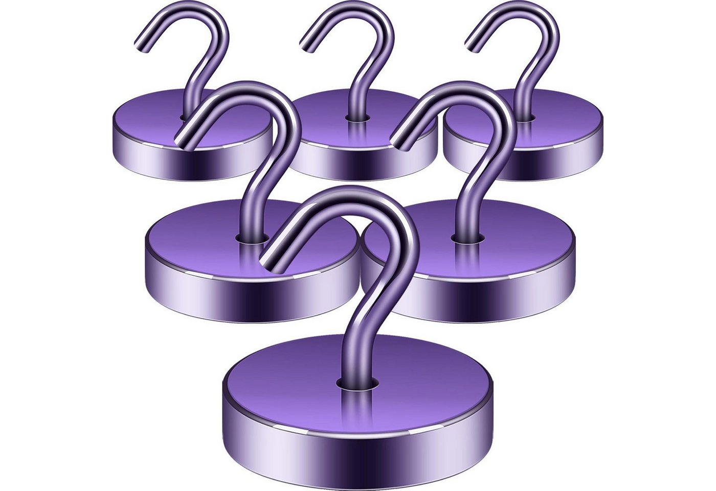 LuxusKollektion Campingstuhl Magnet Haken Neodym Stark Spind Werkstatt Grill 40kg Magnethaken Lila LuxusKollektion Campingstuhl Magnet Haken Neodym Stark Spind Werkstatt Grill 40kg Magnethaken Lila von LuxusKollektion