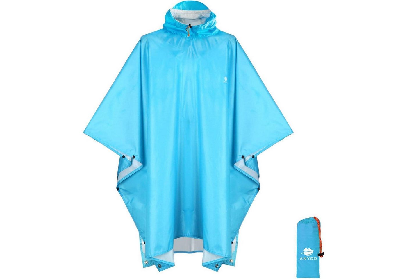 LuxusKollektion Campingstuhl Regenjacke Wasserdicht Ripstop Atmungsaktiv Faltbar Einheitsgröße Blau LuxusKollektion Campingstuhl Regenjacke Wasserdicht Ripstop Atmungsaktiv Faltbar Einheitsgröße Blau von LuxusKollektion