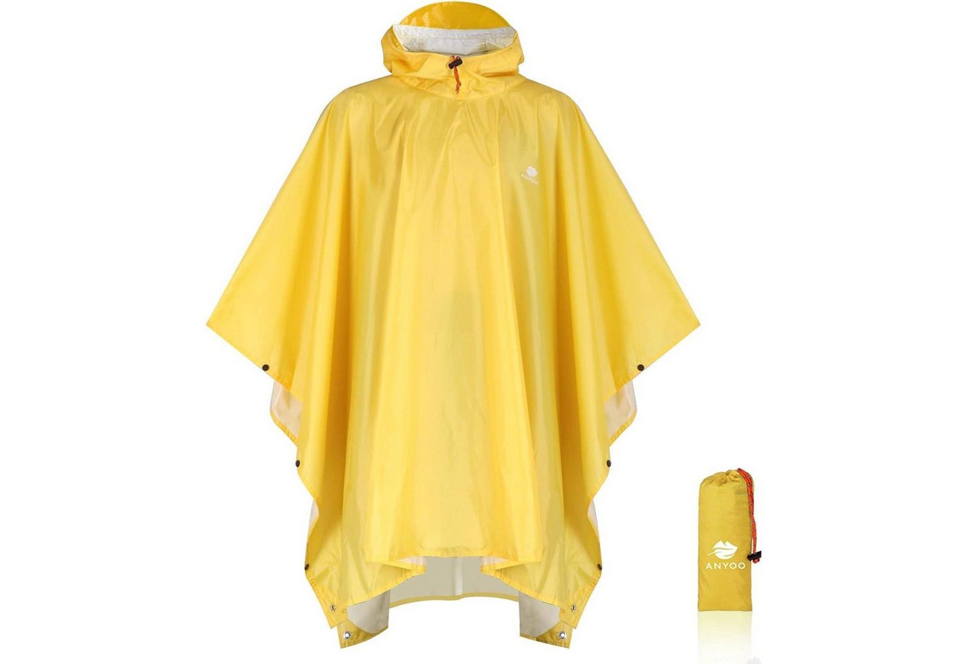 LuxusKollektion Campingstuhl Regenjacke wasserdicht Ripstop faltbar Kapuze Einheitsgröße Gelb LuxusKollektion Campingstuhl Regenjacke wasserdicht Ripstop faltbar Kapuze Einheitsgröße Gelb von LuxusKollektion