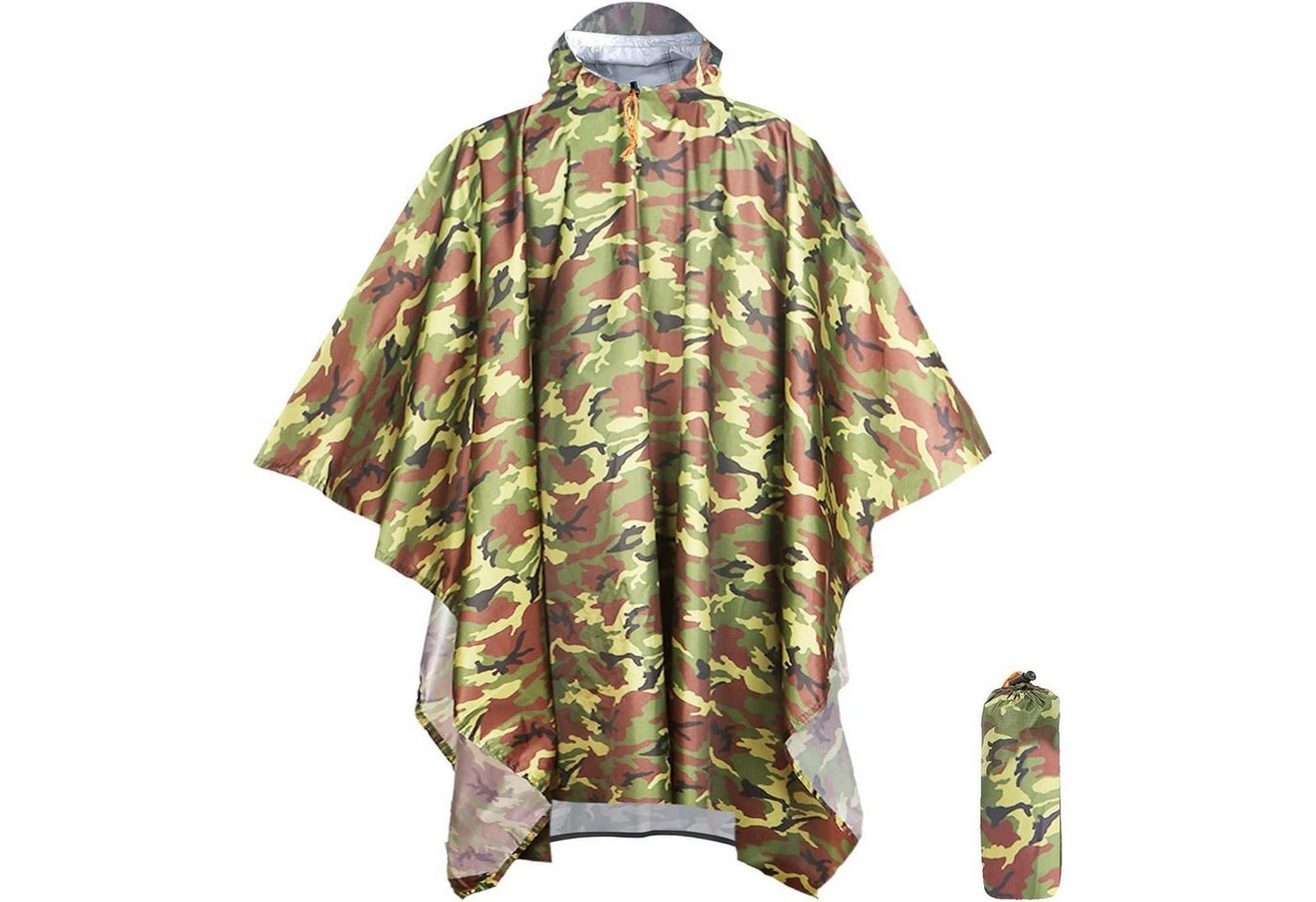 LuxusKollektion Campingstuhl Regenjacke wasserdicht Ripstop faltbar Plane Einheitsgröße Tarnen grün LuxusKollektion Campingstuhl Regenjacke wasserdicht Ripstop faltbar Plane Einheitsgröße Tarnen grün von LuxusKollektion