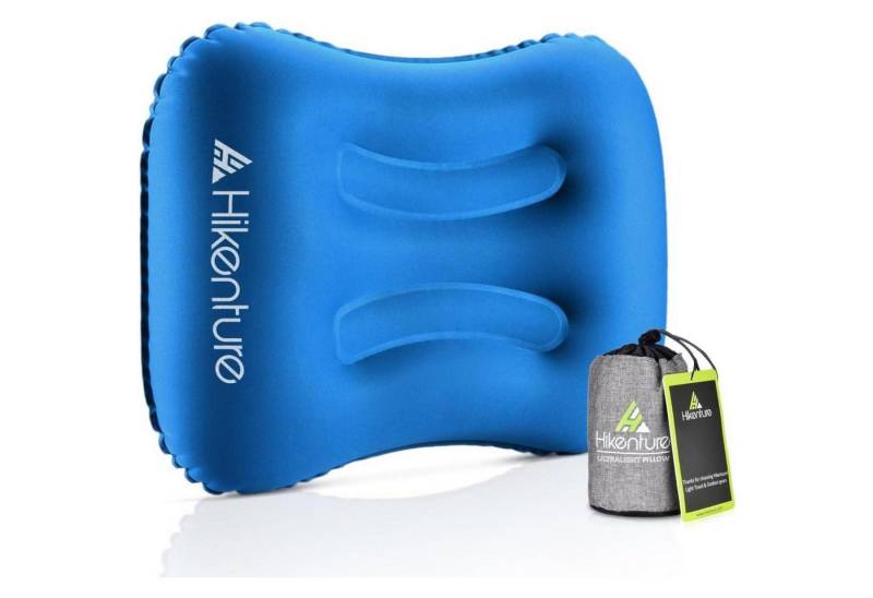 LuxusKollektion Campingstuhl Reisekissen aufblasbar Nackenkissen Camping Outdoor 1 Dunkelblau von LuxusKollektion