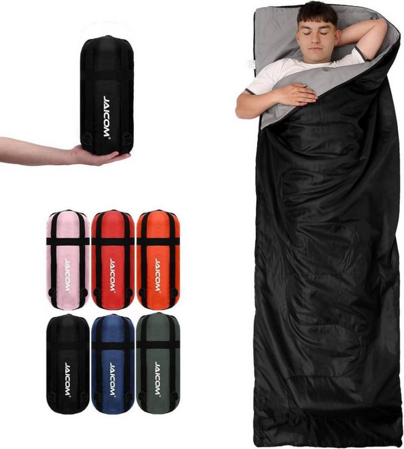 LuxusKollektion Campingstuhl Schlafsack Kleines Packmaß Deckenschlafsack Leicht Sommer Camping von LuxusKollektion