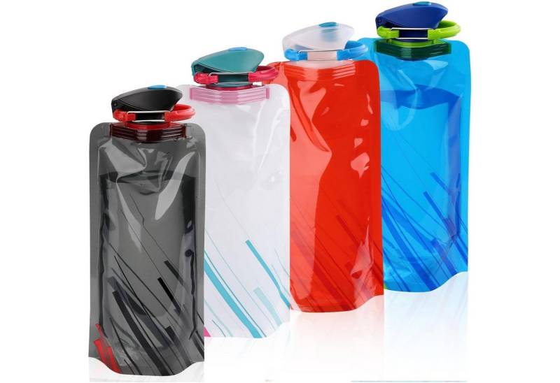 LuxusKollektion Campingstuhl Trinkflasche Faltbar 700ml BPA Frei 4 Stück Schwarz weiß blau rot LuxusKollektion Campingstuhl Trinkflasche Faltbar 700ml BPA Frei 4 Stück Schwarz weiß blau rot von LuxusKollektion