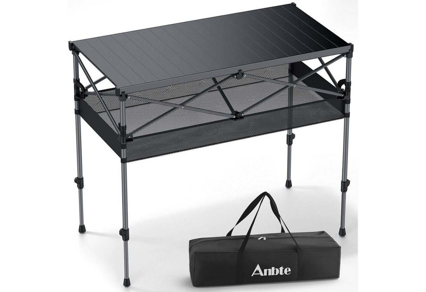 LuxusKollektion Campingtisch Campingtisch Klapptisch 100x50cm Aluminium 70 100 x 50 x [70 87] cm von LuxusKollektion