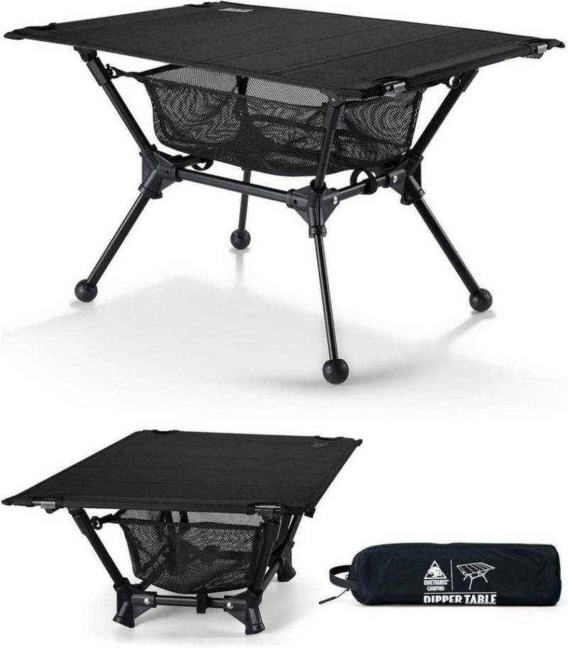 LuxusKollektion Campingtisch Faltbarer Campingtisch mit Tragetasche, kleiner Klapptisch für von LuxusKollektion