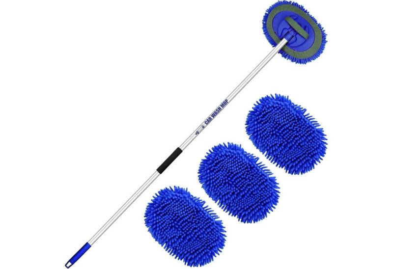 LuxusKollektion Campingtoilette Autowaschbürste 160cm Teleskopstiel Mikrofaser Reinigungsbürste Auto 2 von LuxusKollektion