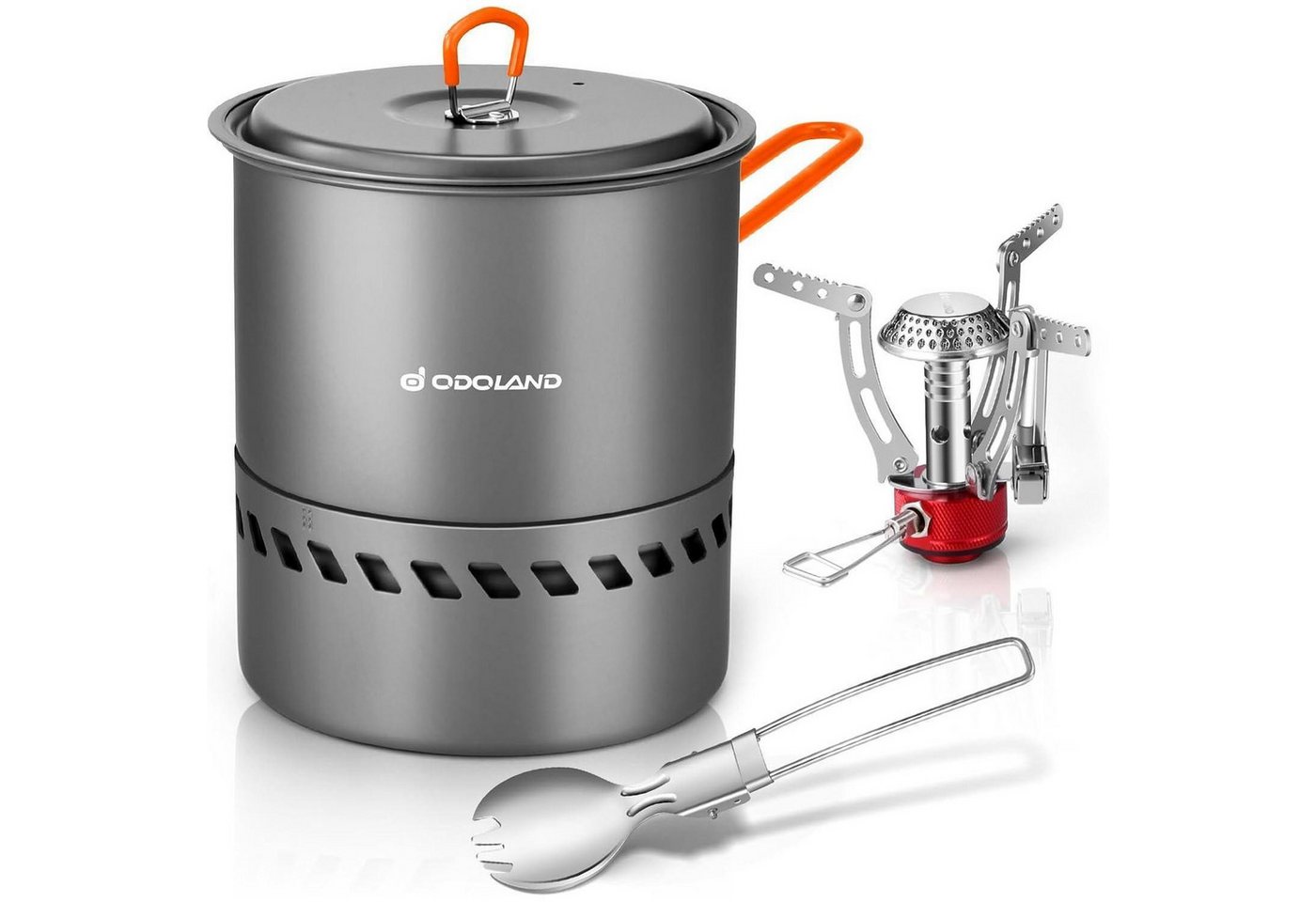 LuxusKollektion Campingtoilette Camping Geschirr Set mit Brenner und Töpfen für Outdoor Trekking LuxusKollektion Campingtoilette Camping Geschirr Set mit Brenner und Töpfen für Outdoor Trekking von LuxusKollektion