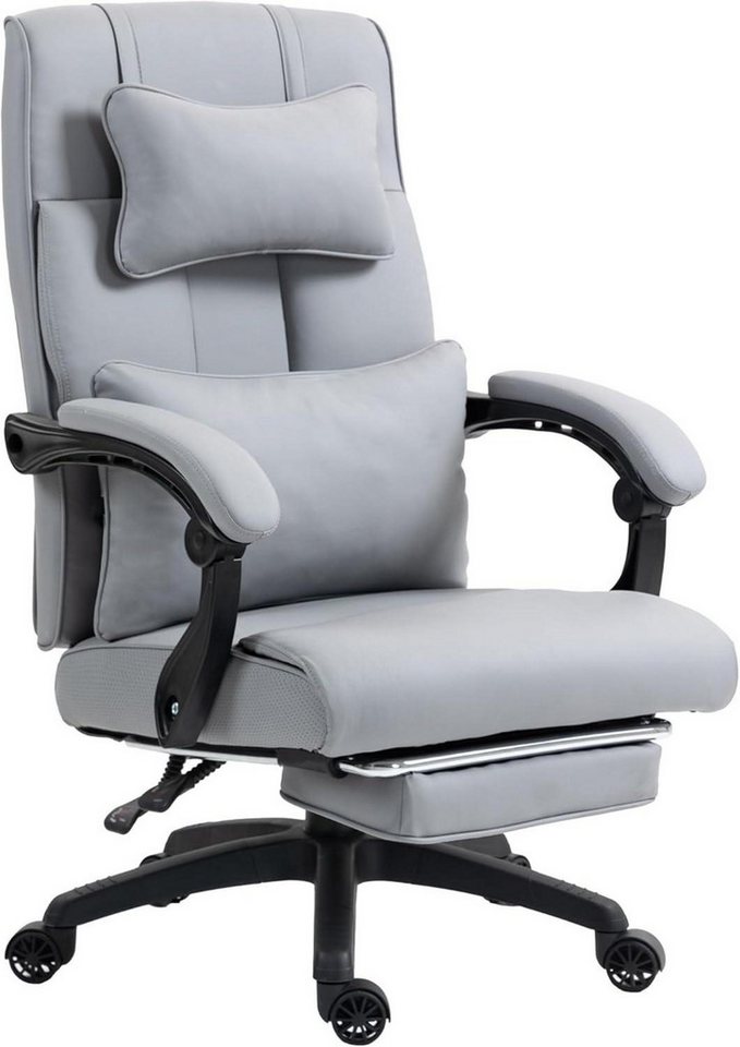 LuxusKollektion Chefsessel Ergonomischer Chefsessel mit Fußstütze und verstellbaren Funktionen von LuxusKollektion