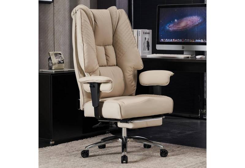LuxusKollektion Chefsessel Ergonomischer Chefsessel mit hoher Rückenlehne Armlehnen Breiter Sitz LuxusKollektion Chefsessel Ergonomischer Chefsessel mit hoher Rückenlehne Armlehnen Breiter Sitz von LuxusKollektion