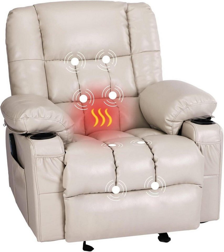 LuxusKollektion Chefsessel Relaxsessel Liegefunktion Massagefunktion Wärmefunktion Vibration LuxusKollektion Chefsessel Relaxsessel Liegefunktion Massagefunktion Wärmefunktion Vibration von LuxusKollektion