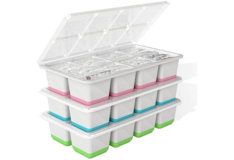 LuxusKollektion Cocktail-Set Eiswürfelformen Silikon Deckel Whiskey 3er Color 1.75 inch ice cubes LuxusKollektion Cocktail-Set Eiswürfelformen Silikon Deckel Whiskey 3er Color 1.75 inch ice cubes von LuxusKollektion