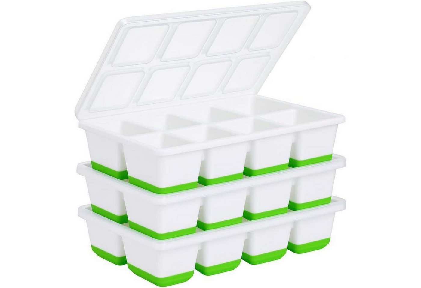 LuxusKollektion Cocktail-Set Eiswürfelformen Silikon Deckel Whiskey Green 1.75 inch ice cubes LuxusKollektion Cocktail-Set Eiswürfelformen Silikon Deckel Whiskey Green 1.75 inch ice cubes von LuxusKollektion