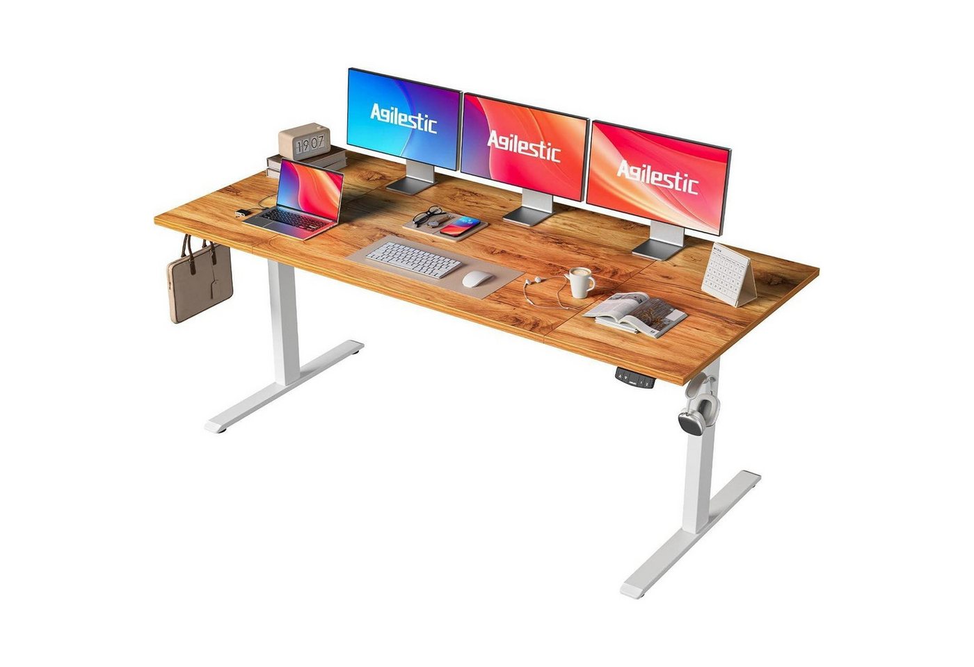 LuxusKollektion Computertisch Schreibtisch Höhenverstellbar Elektrisch Memory Hellbraun 180 x 80 cm LuxusKollektion Computertisch Schreibtisch Höhenverstellbar Elektrisch Memory Hellbraun 180 x 80 cm von LuxusKollektion