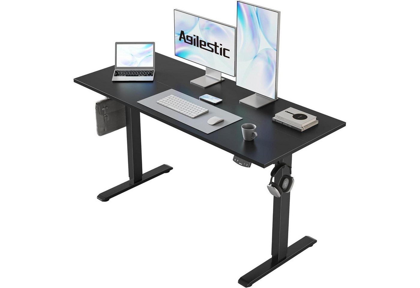 LuxusKollektion Computertisch Schreibtisch Höhenverstellbar Elektrisch Steh Sitz Schwarz 110 x 60 cm LuxusKollektion Computertisch Schreibtisch Höhenverstellbar Elektrisch Steh Sitz Schwarz 110 x 60 cm von LuxusKollektion