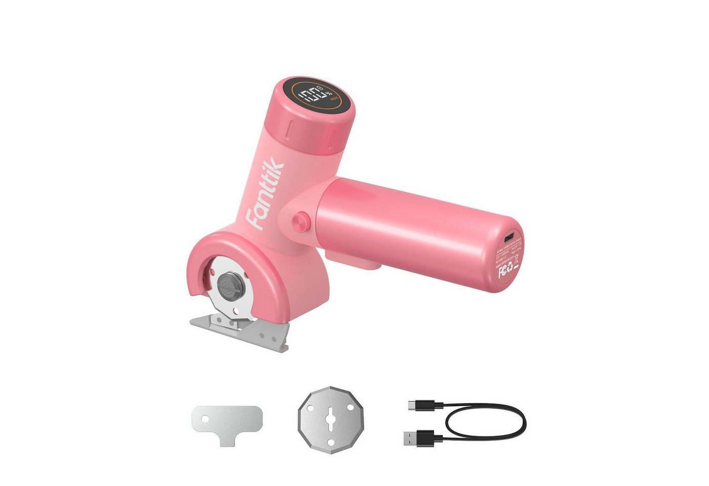 LuxusKollektion Cuttermesser Elektrische Schere Kartonschneider Bildschirm LED Akku 3fach Rosa LuxusKollektion Cuttermesser Elektrische Schere Kartonschneider Bildschirm LED Akku 3fach Rosa von LuxusKollektion