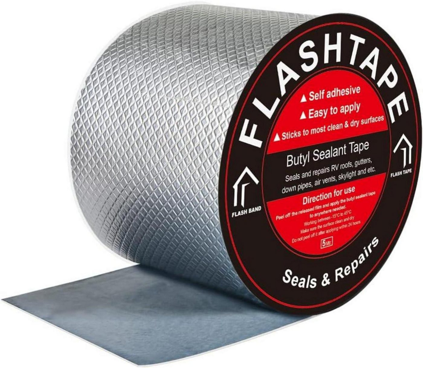 LuxusKollektion Dachrinne Wasserdichtes Aluminium Klebeband 10cm x 5m Selbstklebend Abdichtung LuxusKollektion Dachrinne Wasserdichtes Aluminium Klebeband 10cm x 5m Selbstklebend Abdichtung von LuxusKollektion