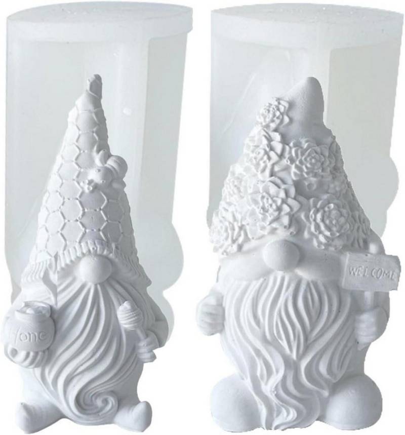 LuxusKollektion Dekohänger 3D Silikonform Weihnachten Wichtel DIY Epoxidharz Fondant von LuxusKollektion