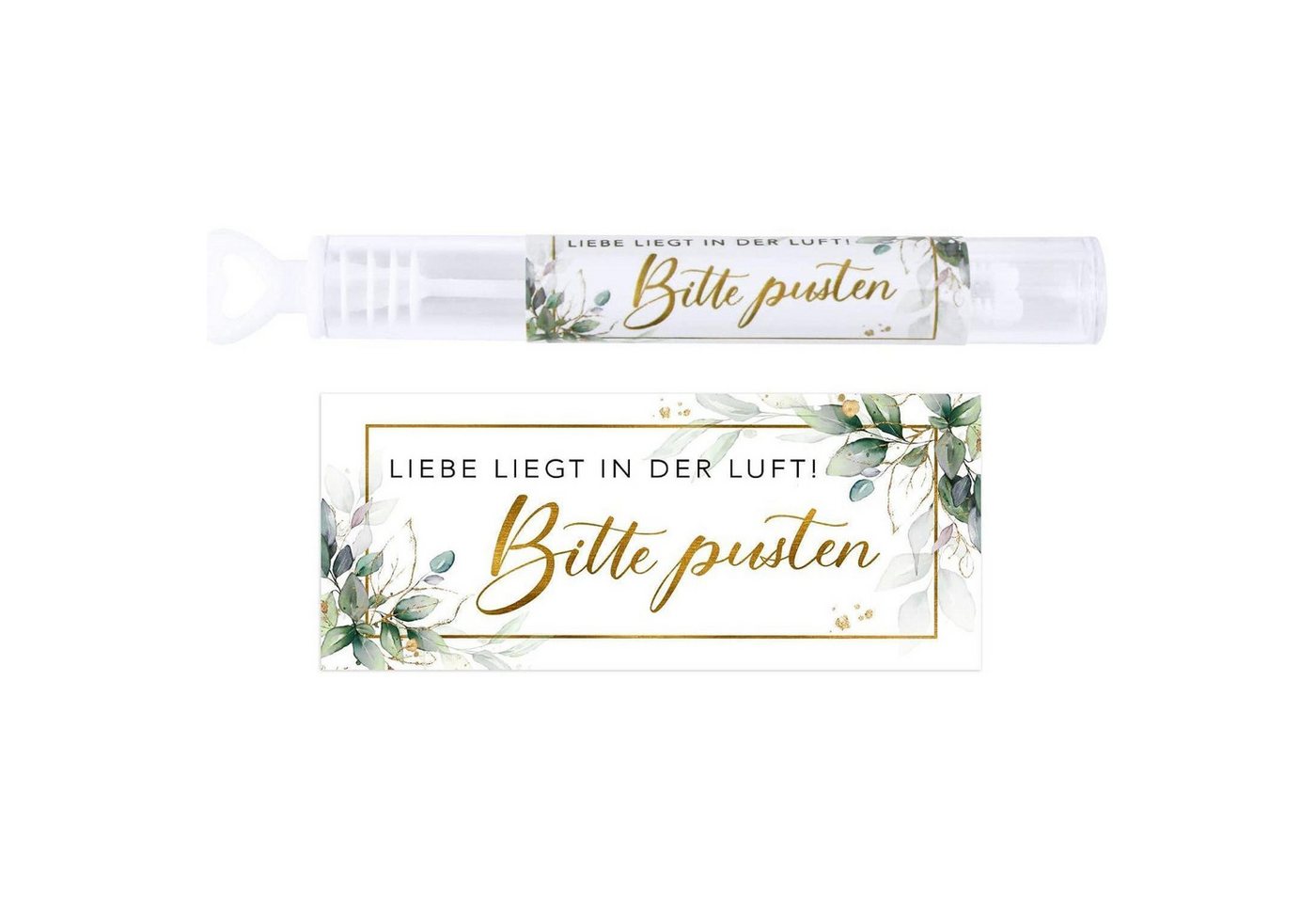 LuxusKollektion Dekohänger 50 Stück Hochzeit Seifenblasen Aufkleber 2x5 cm PVC Flaschenetiketten LuxusKollektion Dekohänger 50 Stück Hochzeit Seifenblasen Aufkleber 2x5 cm PVC Flaschenetiketten von LuxusKollektion